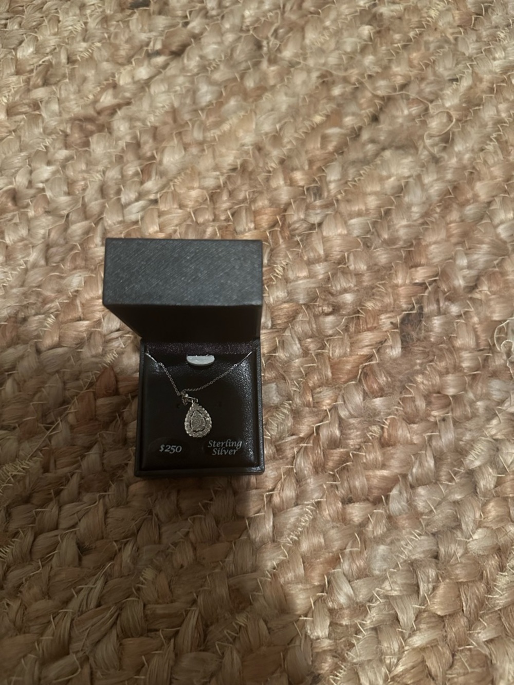DIAMOND TEAR DROP NECKLACE - Picture 2 of 5